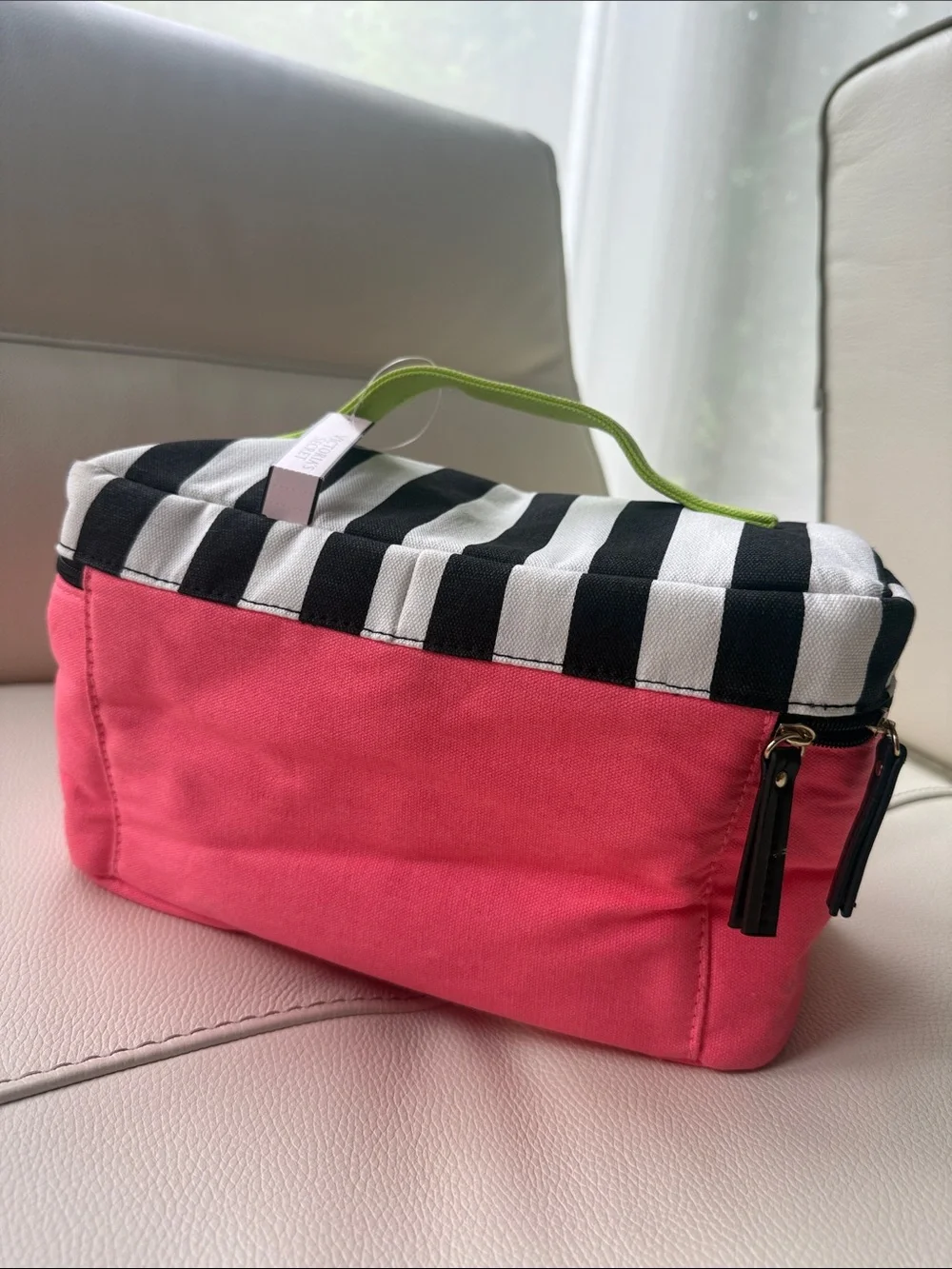 Victoria's Secret Sexy Little Things Striped‎ Canvas Organizer Bag - Picture 5 of 15